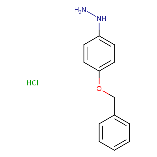 Hydrazine, [4-(phenylmethoxy)phenyl]-, monohydrochloride