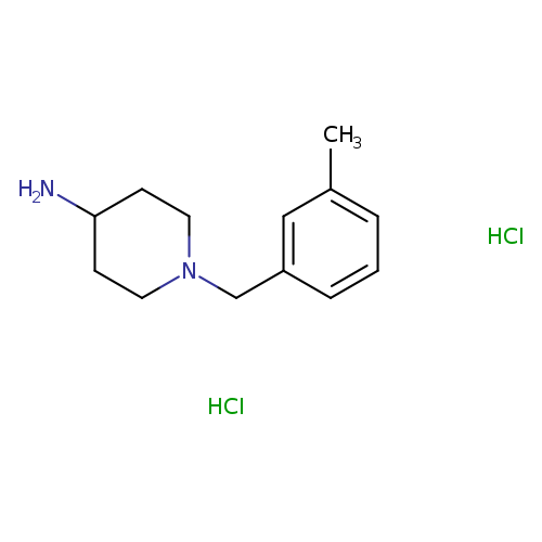 1-[(3-methylphenyl)methyl]piperidin-4-amine dihydrochloride