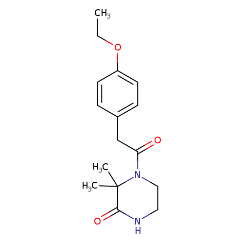 4-[2-(4-ethoxyphenyl)acetyl]-3,3-dimethylpiperazin-2-one