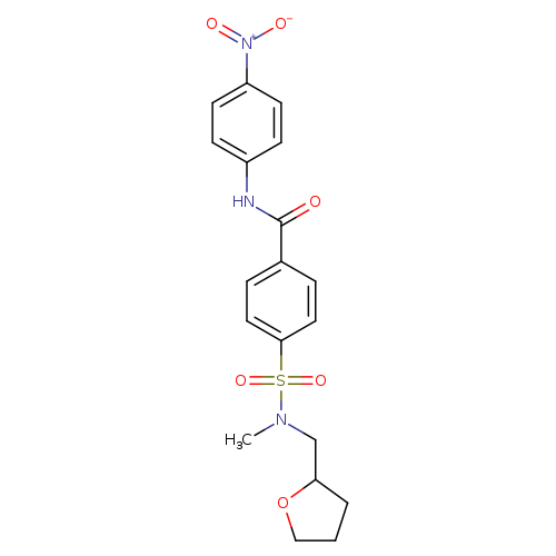 4-{methyl[(oxolan-2-yl)methyl]sulfamoyl}-N-(4-nitrophenyl)benzamide