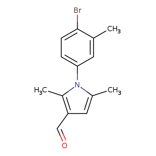 1-(4-Bromo-3-methylphenyl)-2,5-dimethyl-1h-pyrrole-3-carbaldehyde