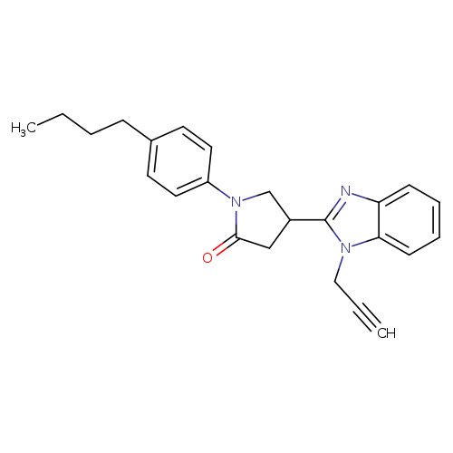 1-(4-butylphenyl)-4-[1-(prop-2-yn-1-yl)-1H-1,3-benzodiazol-2-yl]pyrrolidin-2-one