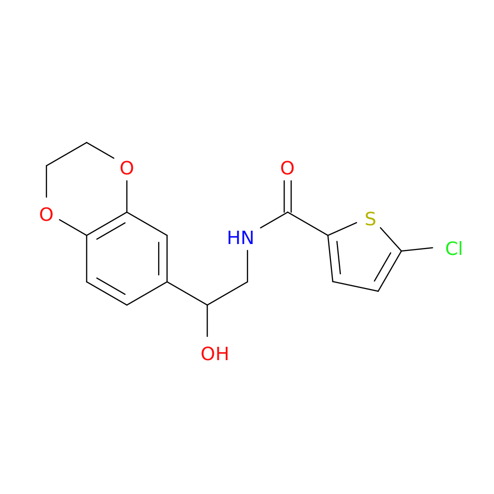 5-chloro-N-[2-(2,3-dihydro-1,4-benzodioxin-6-yl)-2-hydroxyethyl]thiophene-2-carboxamide