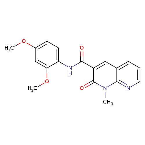 N-(2,4-dimethoxyphenyl)-1-methyl-2-oxo-1,2-dihydro-1,8-naphthyridine-3-carboxamide