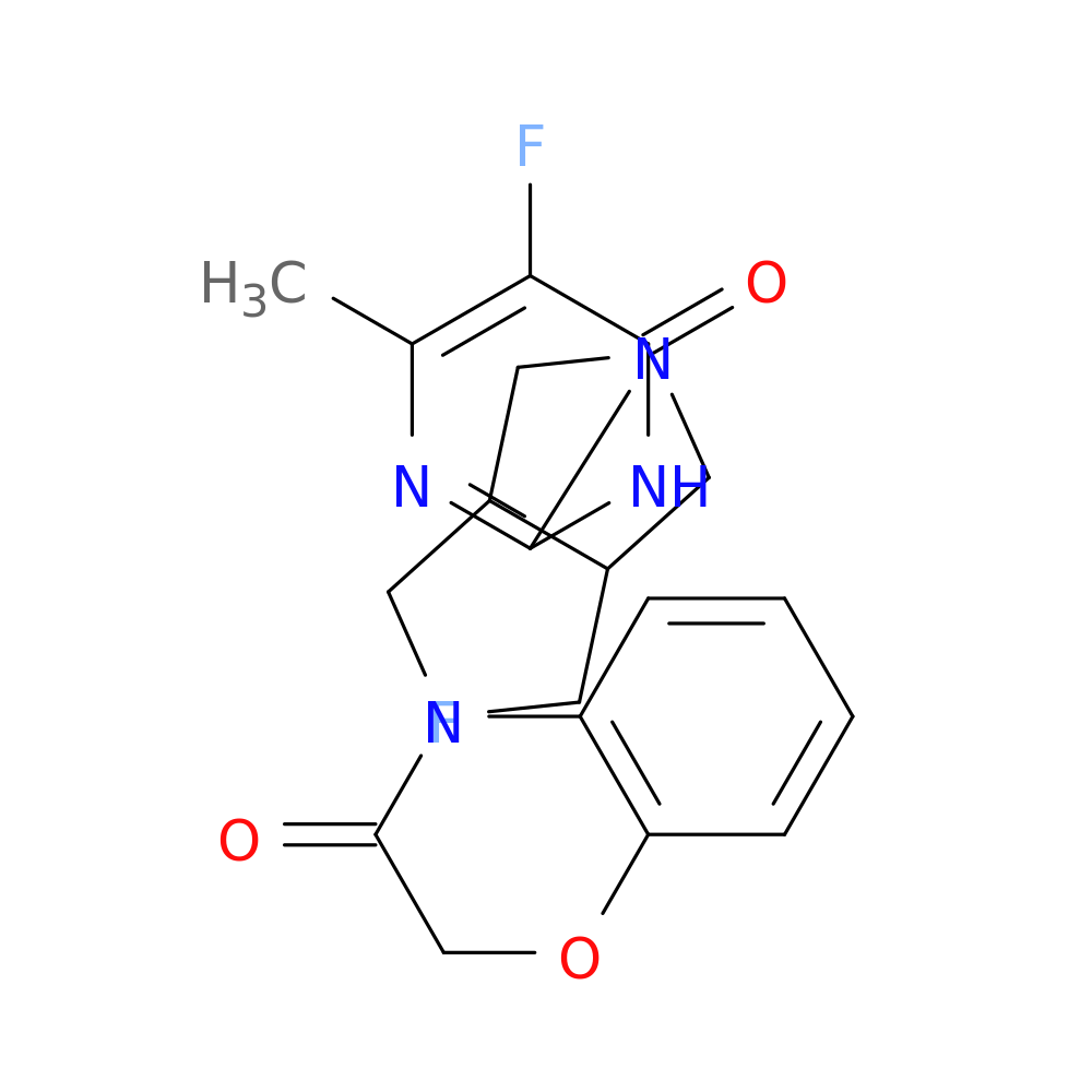 5-fluoro-2-{5-[2-(2-fluorophenoxy)acetyl]-octahydropyrrolo[3,4-c]pyrrol-2-yl}-6-methyl-3,4-dihydropyrimidin-4-one