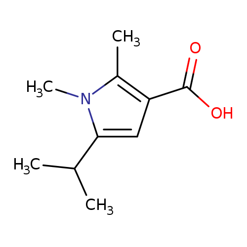 1,2-DIMETHYL-5-(PROPAN-2-YL)-1H-PYRROLE-3-CARBOXYLIC ACID