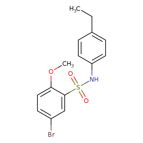 5-bromo-N-(4-ethylphenyl)-2-methoxybenzene-1-sulfonamide