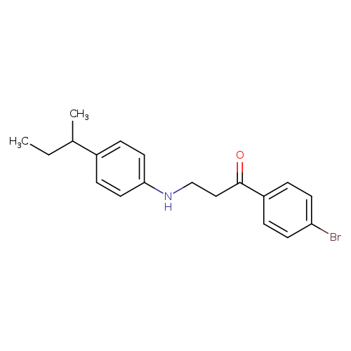 1-(4-bromophenyl)-3-{[4-(butan-2-yl)phenyl]amino}propan-1-one