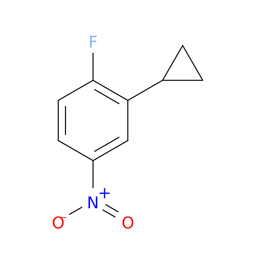 2-Cyclopropyl-1-fluoro-4-nitrobenzene