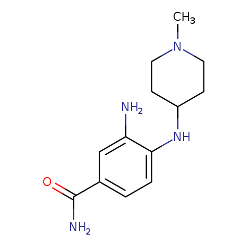 3-amino-4-[(1-methylpiperidin-4-yl)amino]benzamide