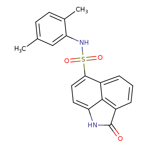 N-(2,5-dimethylphenyl)-3-oxo-2-azatricyclo[6.3.1.0^{4,12}]dodeca-1(11),4,6,8(12),9-pentaene-9-sulfonamide