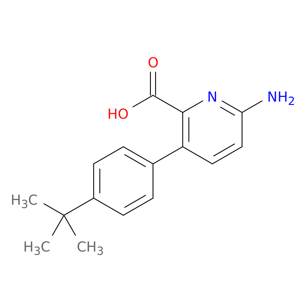 6-Amino-3-(4-t-butylphenyl)picolinic acid