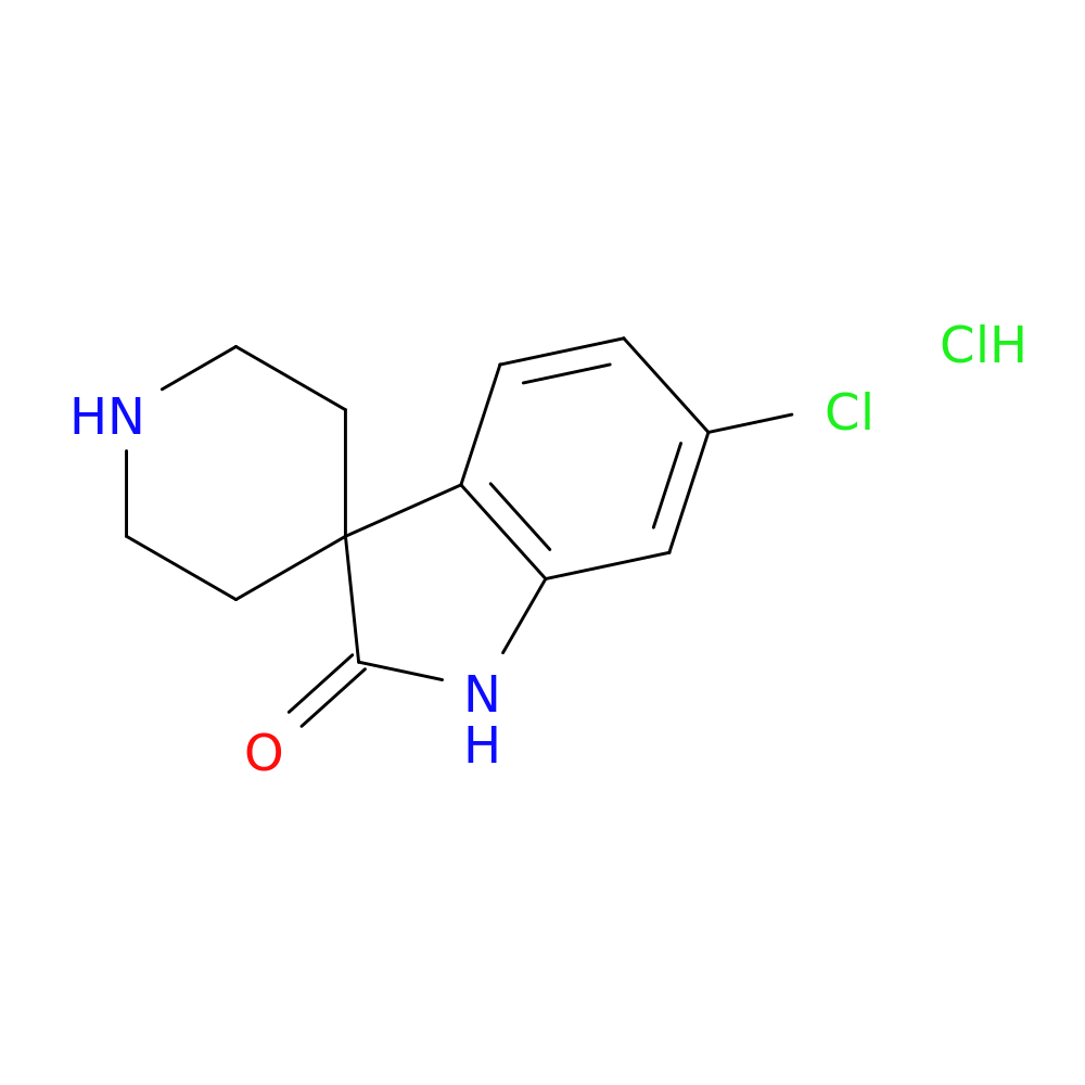 6-Chlorospiro[indoline-3,4'-piperidin]-2-one hydrochloride