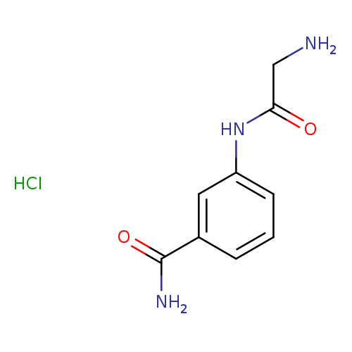 3-(2-aminoacetamido)benzamide hydrochloride