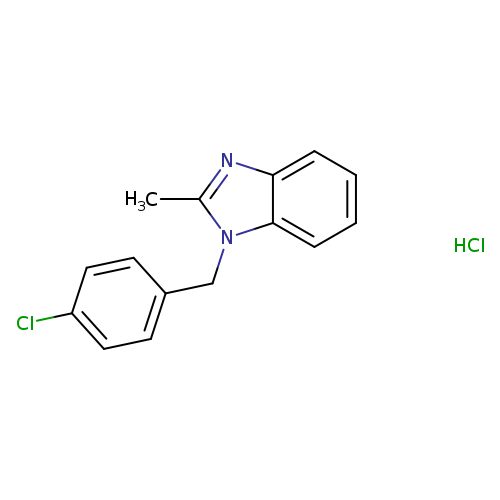 1-(4-Chlorobenzyl)-2-methylbenzimidazole HCl