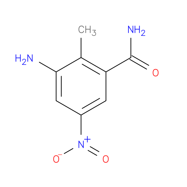 2-Methyl-3-amino-5-nitrobenzamide