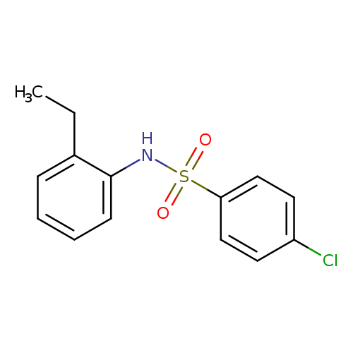 4-chloro-N-(2-ethylphenyl)benzenesulfonamide