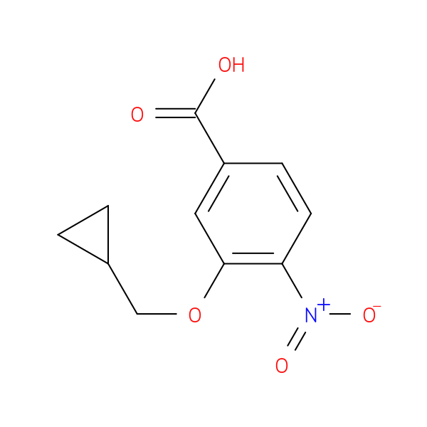 3-(Cyclopropylmethoxy)-4-nitrobenzoic acid