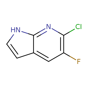 1H-Pyrrolo[2,3-b]pyridine, 6-chloro-5-fluoro-