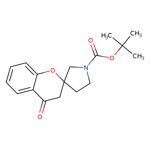tert-butyl 4-oxo-3,4-dihydrospiro[1-benzopyran-2,3'-pyrrolidine]-1'-carboxylate