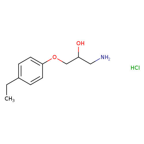 1-amino-3-(4-ethylphenoxy)propan-2-ol hydrochloride