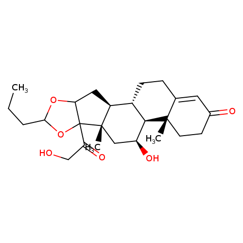 (6aR,6bS,7S,8aS,8bS,11aR,12aS,12bS)-7-hydroxy-8b-(2-hydroxyacetyl)-6a,8a-dimethyl-10-propyl-5,6,6a,6b,7,8,8a,8b,11a,12,12a,12b-dodecahydro-1H-naphtho[2',1':4,5]indeno[1,2-d][1,3]dioxol-4(2H)-one (Budesonide Impurity）