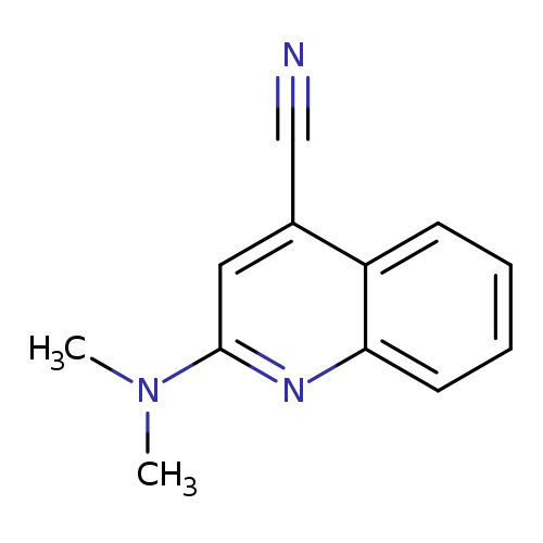 2-(dimethylamino)quinoline-4-carbonitrile