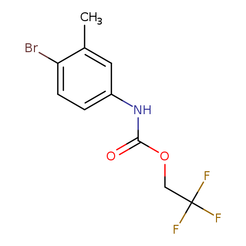 2,2,2-Trifluoroethyl 4-bromo-3-methylphenylcarbamate
