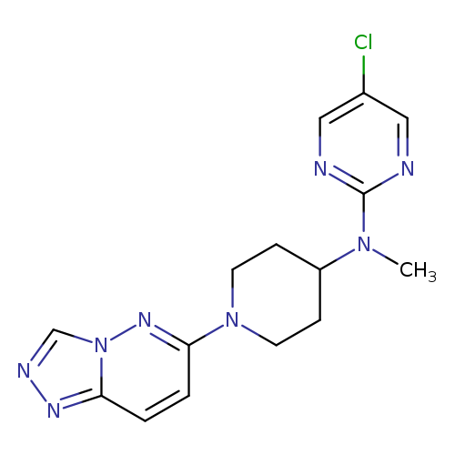 5-chloro-N-methyl-N-(1-{[1,2,4]triazolo[4,3-b]pyridazin-6-yl}piperidin-4-yl)pyrimidin-2-amine