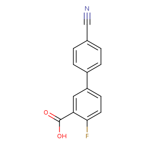 5-(4-Cyanophenyl)-2-fluorobenzoic acid