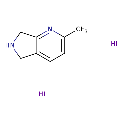 2-methyl-5H,6H,7H-pyrrolo[3,4-b]pyridinedihydroiodide