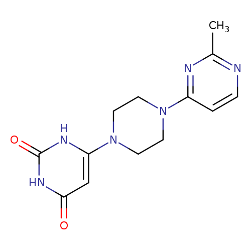 6-[4-(2-methylpyrimidin-4-yl)piperazin-1-yl]-1,2,3,4-tetrahydropyrimidine-2,4-dione
