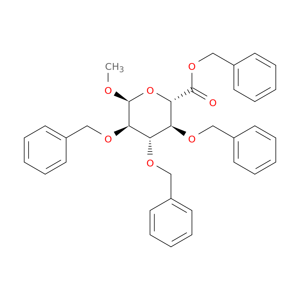 Methyl 2,3,4-tri-o-benzyl-alpha-d-glucuronic acid, benzyl ester