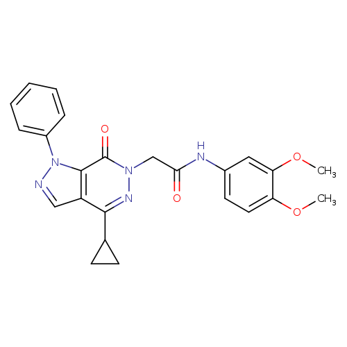 2-{4-cyclopropyl-7-oxo-1-phenyl-1H,6H,7H-pyrazolo[3,4-d]pyridazin-6-yl}-N-(3,4-dimethoxyphenyl)acetamide