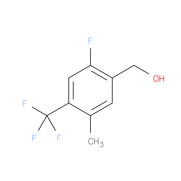 (2-Fluoro-5-methyl-4-(trifluoromethyl)phenyl)methanol