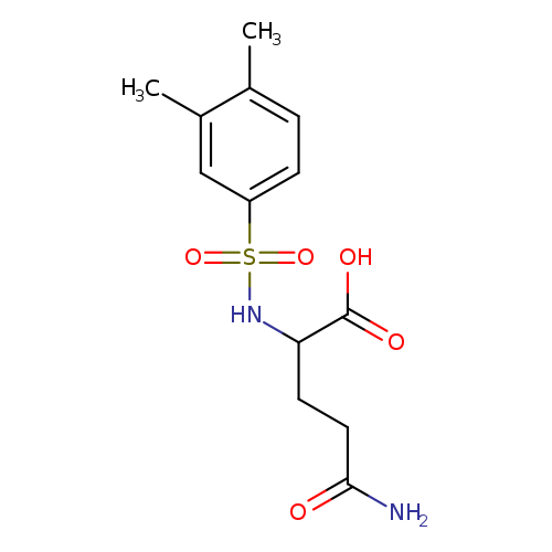 4-carbamoyl-2-(3,4-dimethylbenzenesulfonamido)butanoic acid