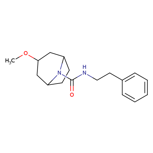 3-methoxy-N-(2-phenylethyl)-8-azabicyclo[3.2.1]octane-8-carboxamide