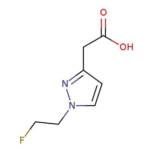 2-[1-(2-fluoroethyl)-1H-pyrazol-3-yl]acetic acid