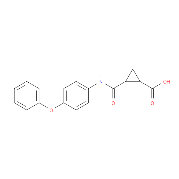2-[(4-phenoxyphenyl)carbamoyl]cyclopropane-1-carboxylic acid