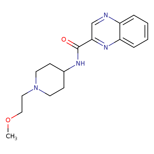 N-[1-(2-methoxyethyl)piperidin-4-yl]quinoxaline-2-carboxamide