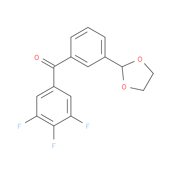 3-(1,3-Dioxolan-2-yl)-3',4',5'-trifluorobenzophenone