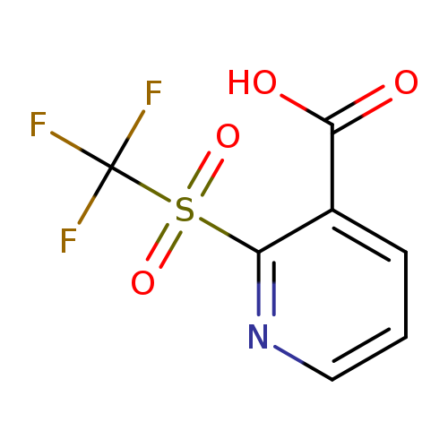 2-(Trifluoromethane)sulfonylpyridine-3-carboxylic acid