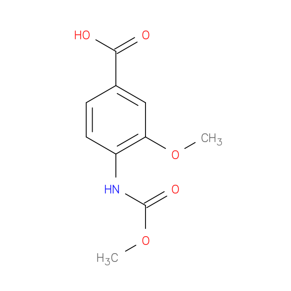 3-methoxy-4-[(methoxycarbonyl)amino]benzoic acid