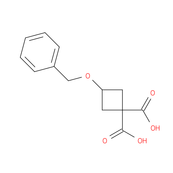 3-(Phenylmethoxy)-1,1-cyclobutanedicarboxylic acid