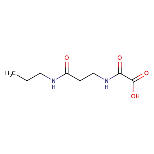 {[2-(propylcarbamoyl)ethyl]carbamoyl}formic acid
