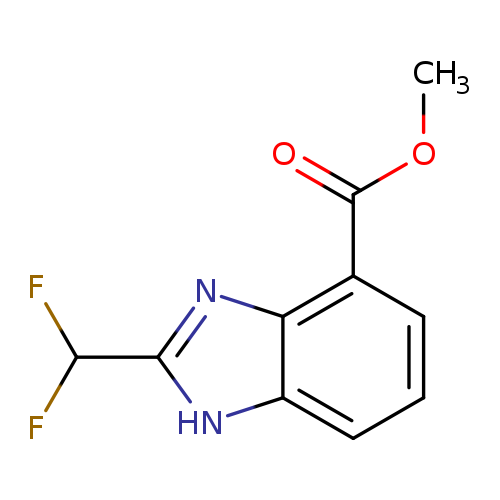 methyl 2-(difluoromethyl)-1H-benzo[d]imidazole-4-carboxylate