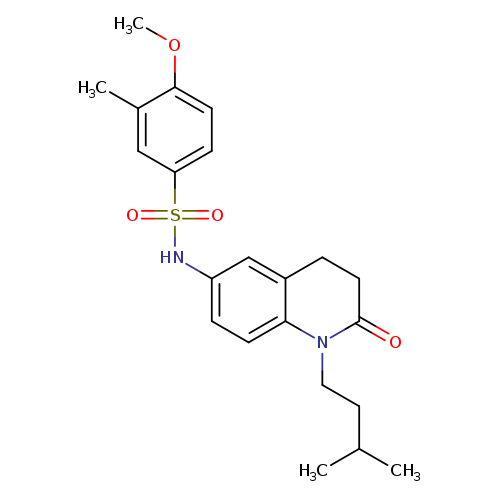 4-methoxy-3-methyl-N-[1-(3-methylbutyl)-2-oxo-1,2,3,4-tetrahydroquinolin-6-yl]benzene-1-sulfonamide