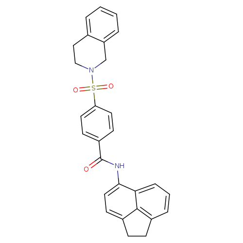 N-(1,2-dihydroacenaphthylen-5-yl)-4-(1,2,3,4-tetrahydroisoquinoline-2-sulfonyl)benzamide