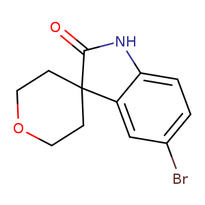 5-Bromo-1,2-dihydrospiro[indole-3,4'-oxane]-2-one