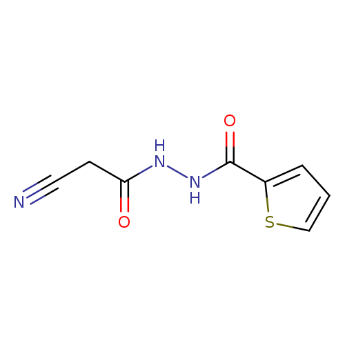 N'-(2-cyanoacetyl)thiophene-2-carbohydrazide